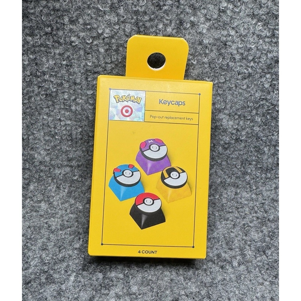 Pokemon x Target Pokeball Keycaps | Limited Edition  NEW SEALED‎ NIB